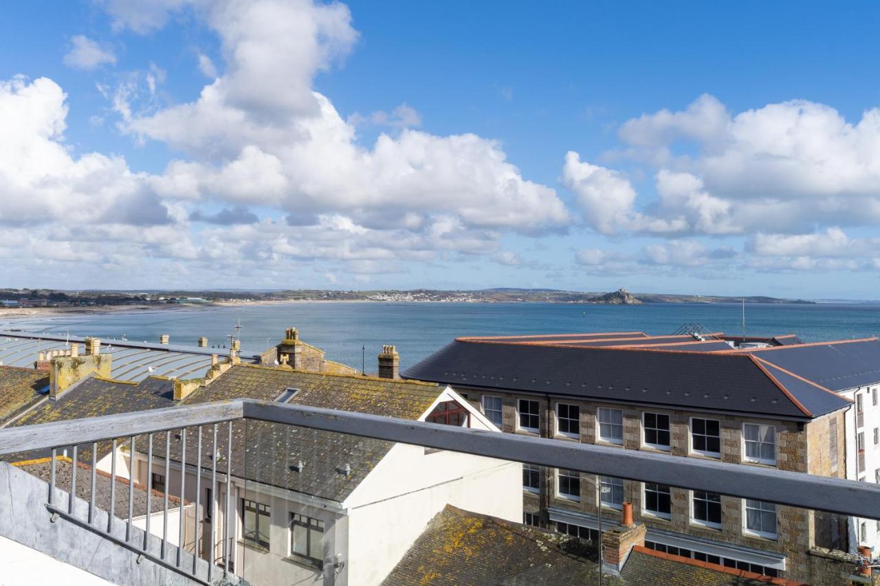 Stunning Views Over Mounts Bay With Balcony Пензанс Екстериор снимка